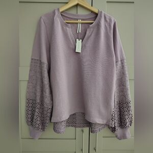 Anthropologie Tunic Eyelet NWT, Small